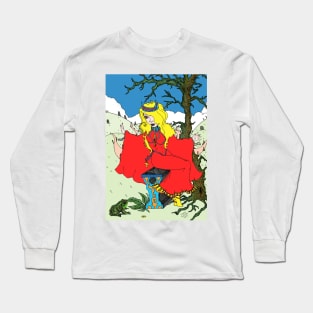 Once a Pond a time. Fairy tale CARTOON drawing. Long Sleeve T-Shirt